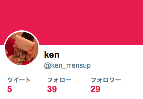 Twitter　Ken 開設